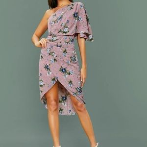 Pink floral dress! Size M